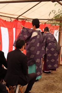 川木建設　新社屋新築工事　地鎮祭