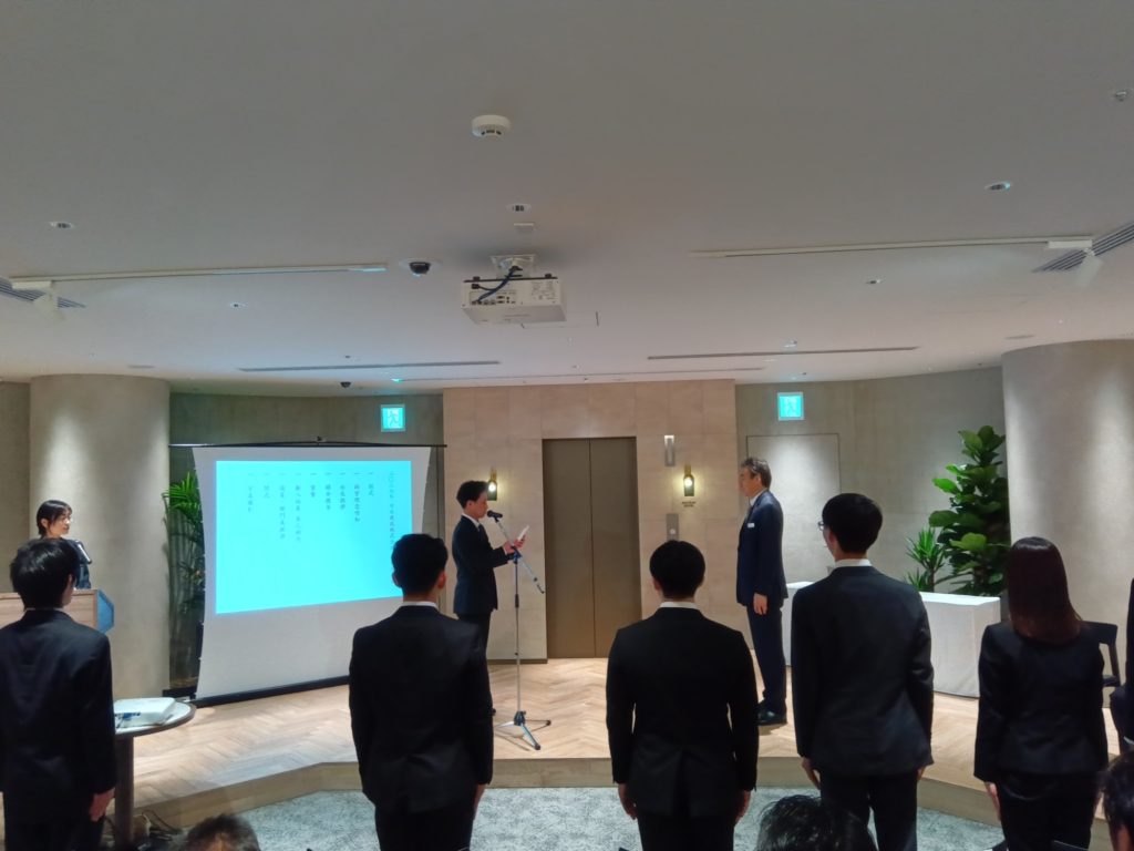 2026年川木建設入社式